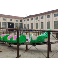 Caterpillar Roller Coasters in Testing