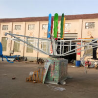 Double Flying Sky Thrill Rides Inspection Before Shipping Customers