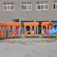 Elepant Themed Track Train for Your Amusement Park