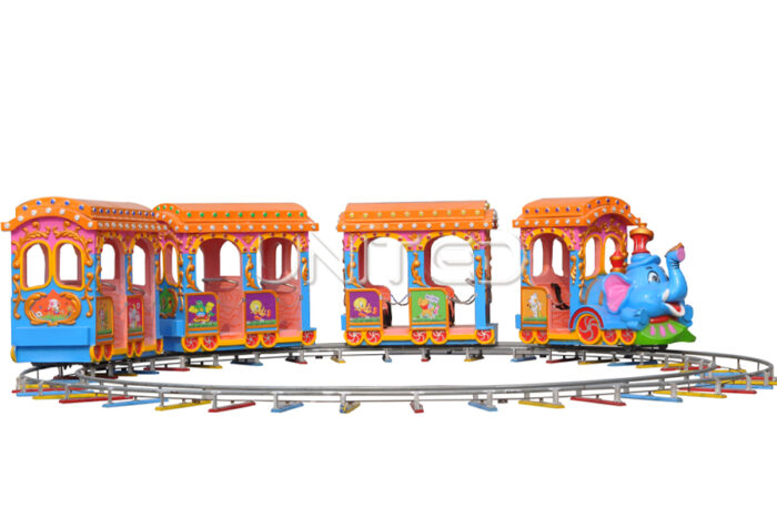 Paseos en tren con temática de elefantes