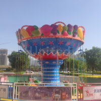Fruit Themed Swing Chair Carnival Rides for Outdoor Parks Installation