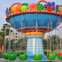 FruitThemed Swing Chair Carnival Rides in Parks