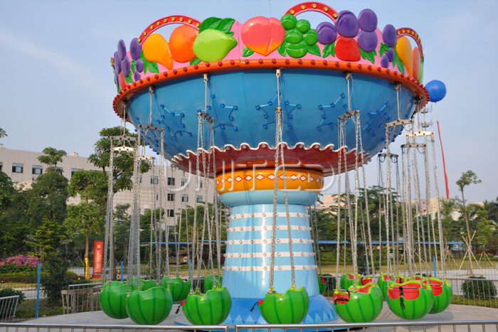 FruitThemed Swing Chair Carnival Rides in Parks