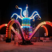 Large Octopus Carnival Rides