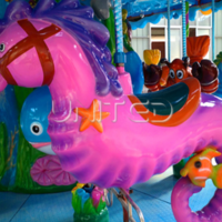 The Details of Ocean Themed Carousel Horse