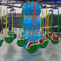 Watermelon Themed Swing Chair Carnival Rides Cabins
