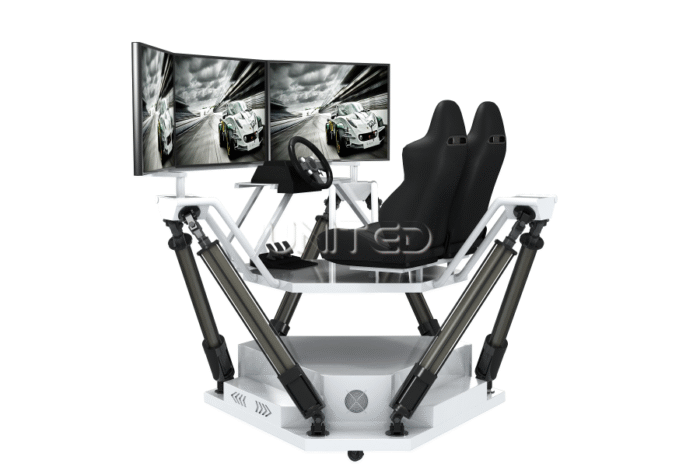 Triple-Screen Six-Axis VR Racing System