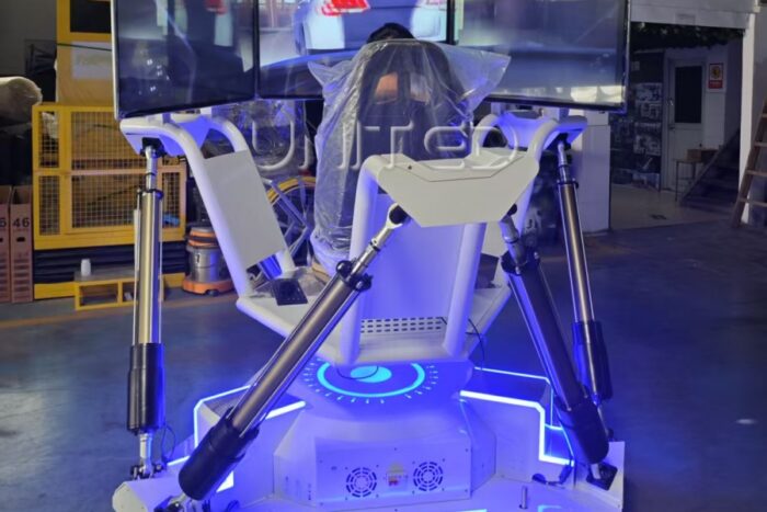 Triple-Screen Six-Axis VR Racing Systems for Sale