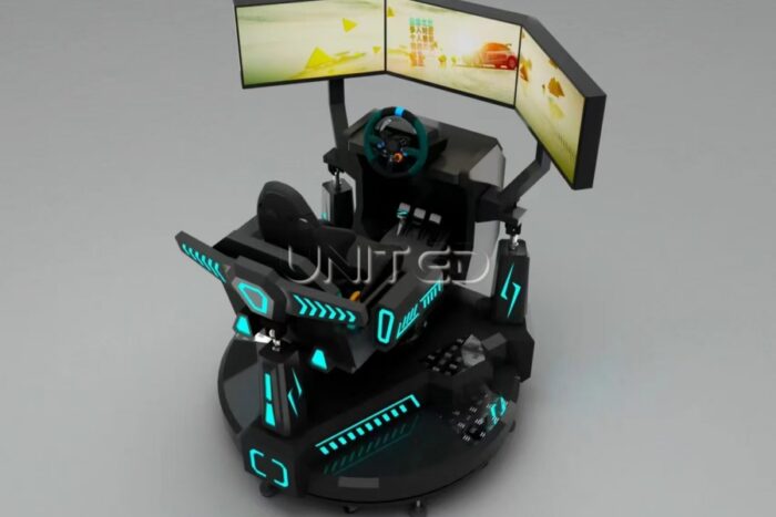 Triple-Screen Six-Axis VR Racing Systems rides